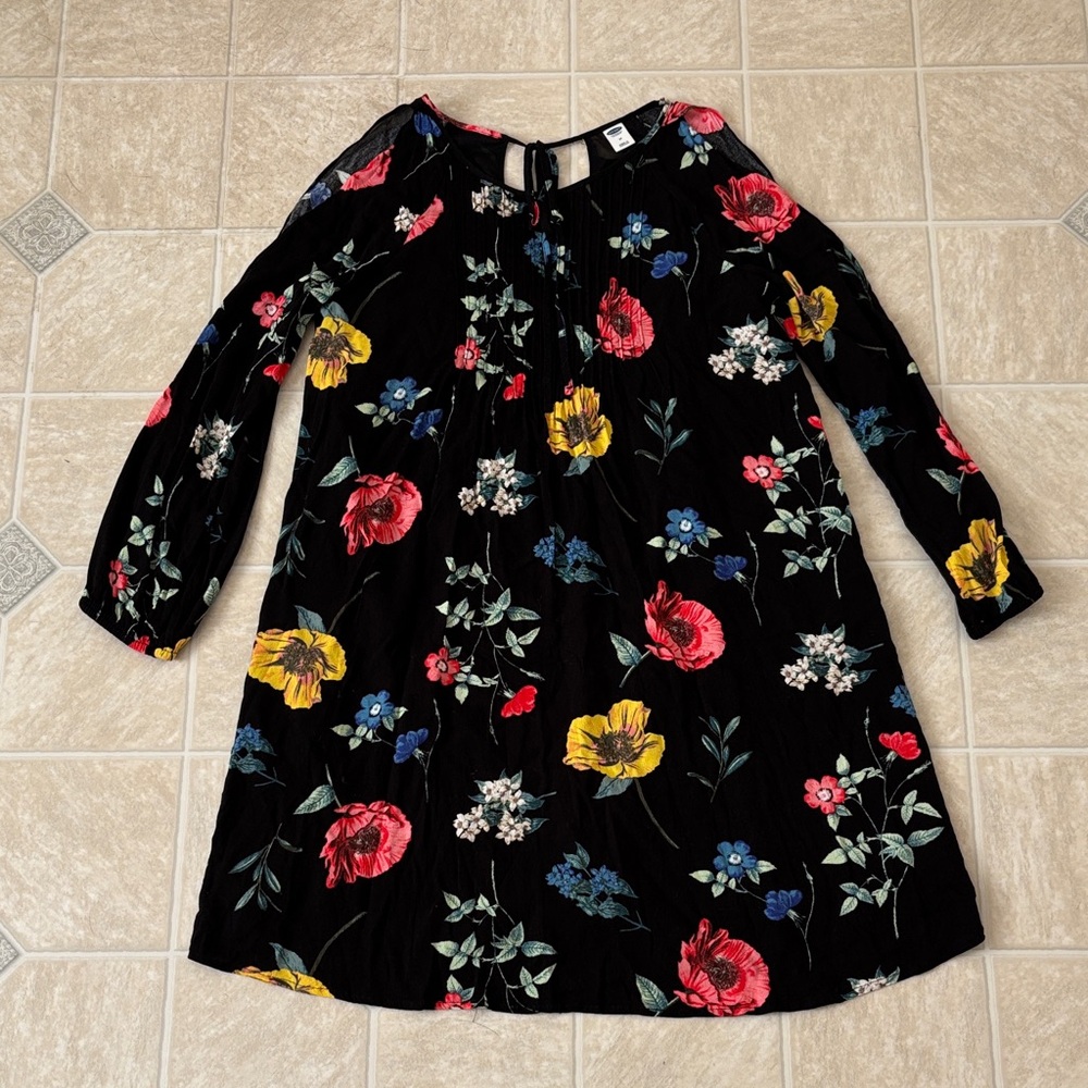 Old Navy Floral Cold Shoulder Dress - Picture 1 of 2